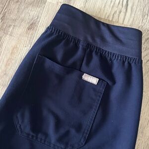 Women's Navy Livingston High Waisted - Tall Basic Scrub Pants